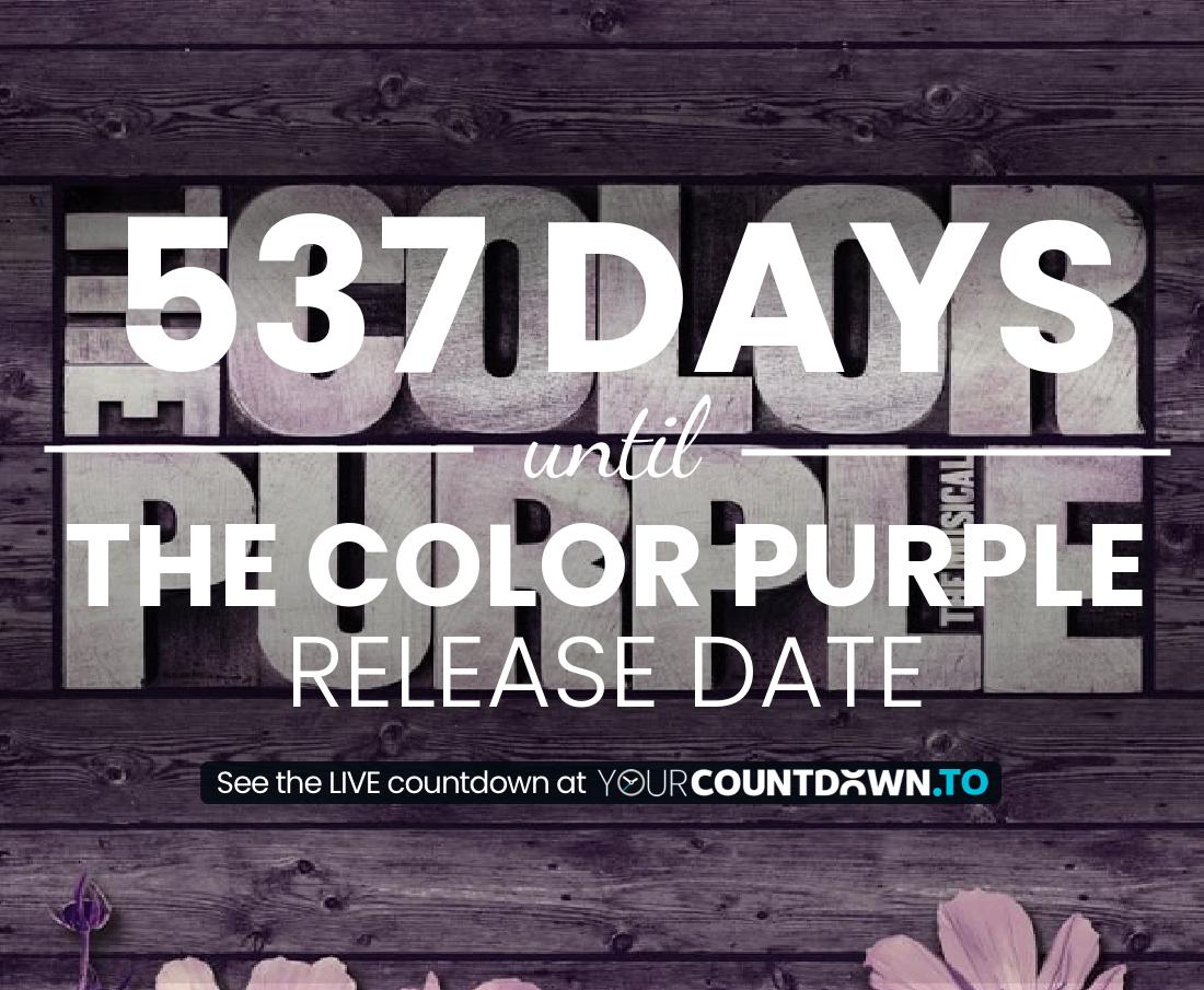 Countdown to The Color Purple Release Date