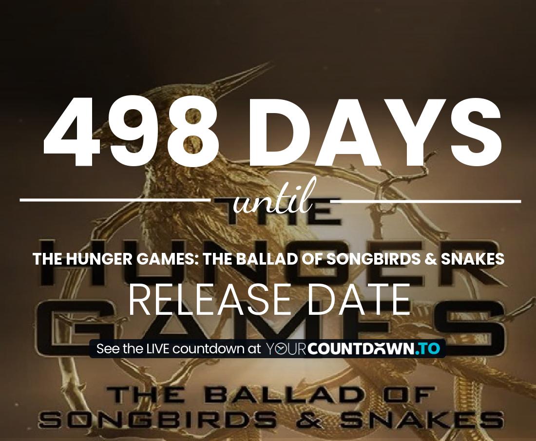 Countdown to The Hunger Games: The Ballad of Songbirds & Snakes Release Date