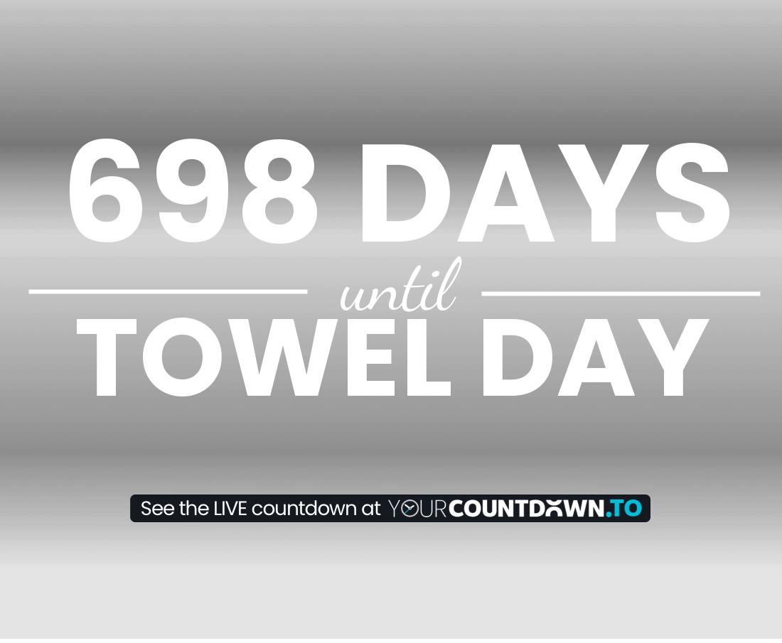Countdown to Towel Day
