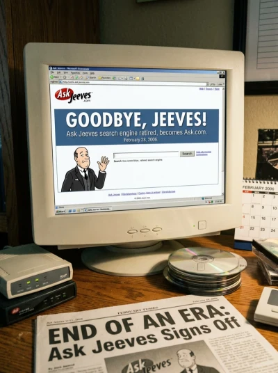 Ask Jeeves closed and rebranded as Ask.com