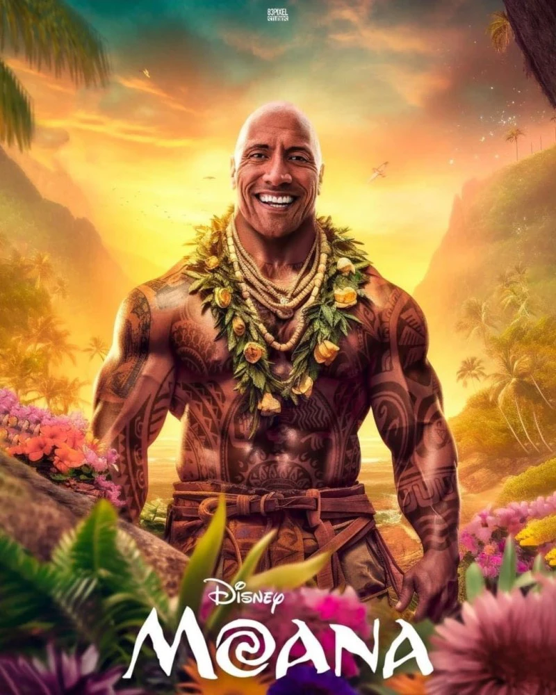 A LIVE ACTION OF MOANA