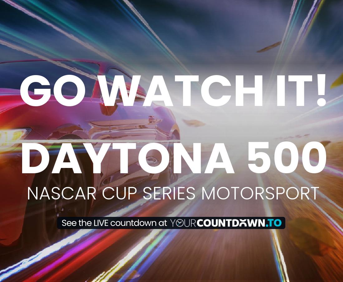 Countdown to DAYTONA 500 NASCAR Cup Series Motorsport