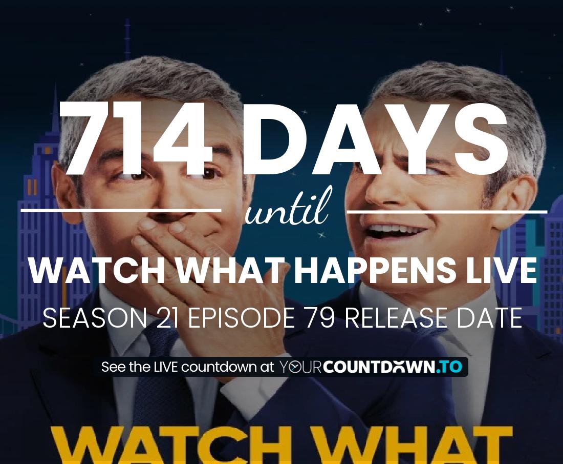 Countdown to Watch What Happens Live Season 19 Episode 88 Release Date