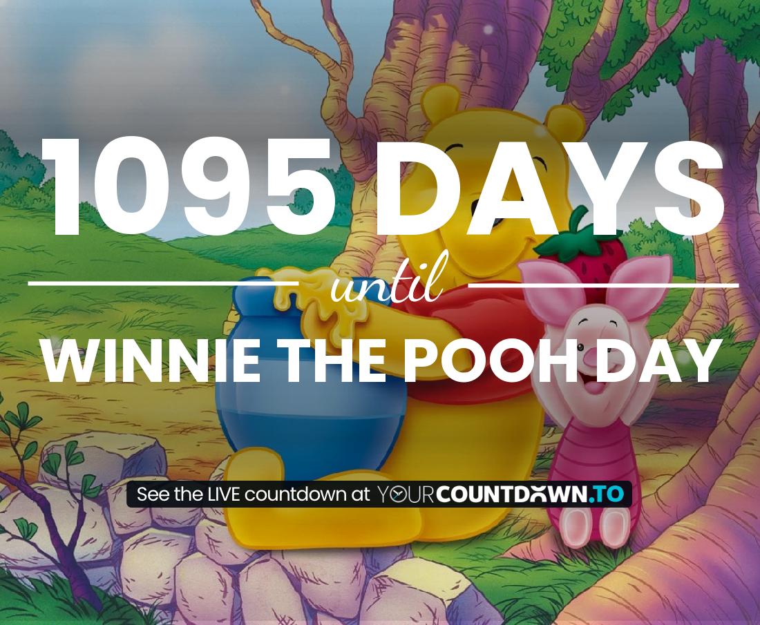 Countdown to Winnie The Pooh Day