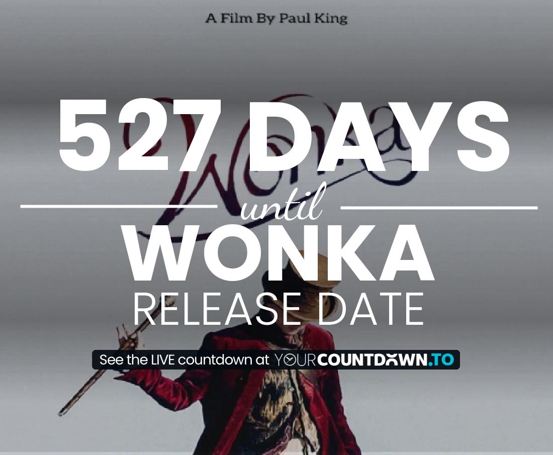 Countdown to Wonka Release Date