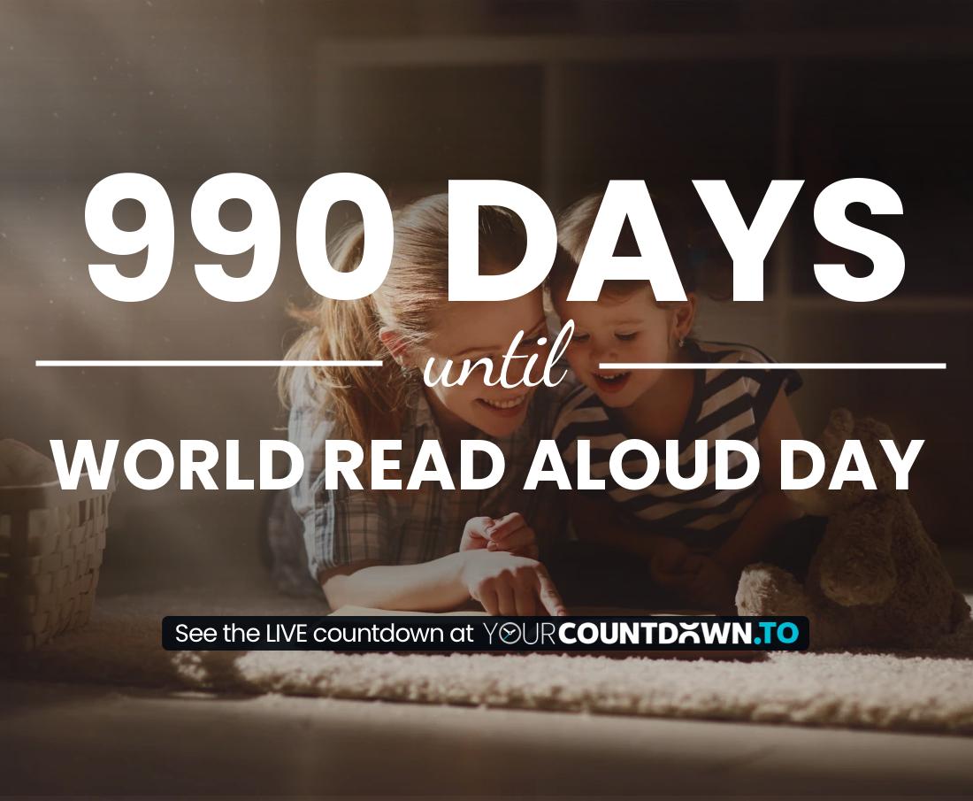 Countdown to World Read Aloud Day